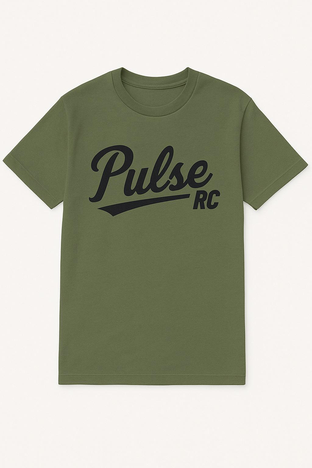Pulse RC “Script Series” Tee (Olive)