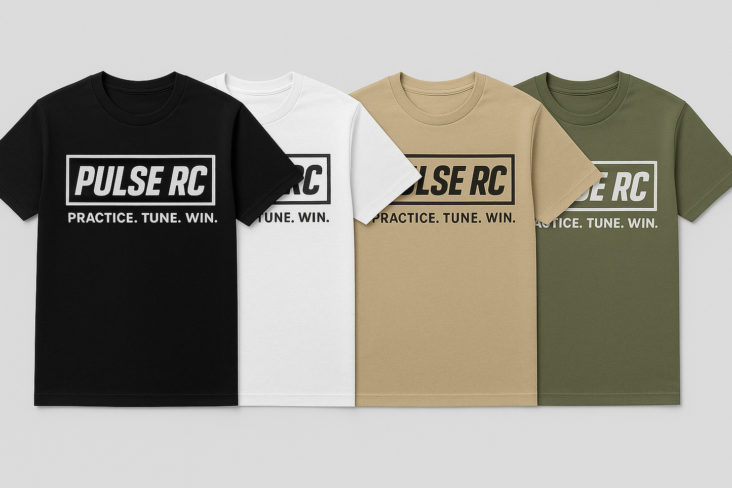 Pulse RC “Practice. Tune. Win.” T-shirt (Olive)