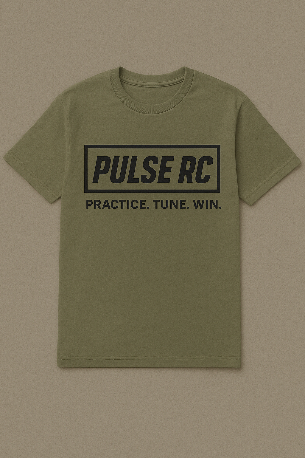 Pulse RC “Practice. Tune. Win.” T-shirt (Olive)