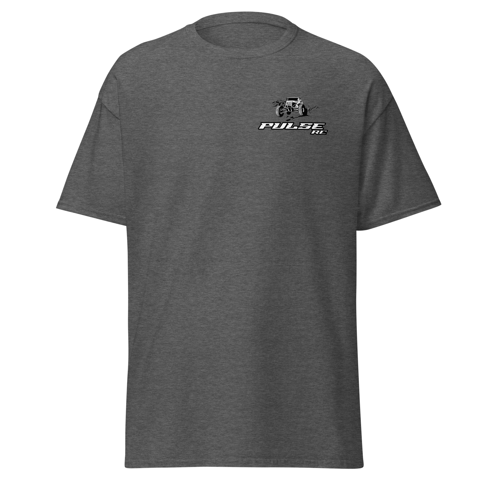 "Anti Crawler Crawler Club Pulse RC T-Shirt for RC racing fans and off-road enthusiasts, Heather Grey"