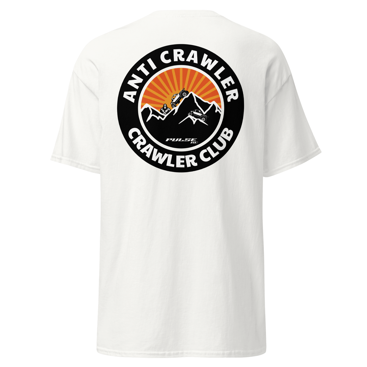 Anti Crawler Crawler Club Pulse RC T-Shirt for Remote Control Cars and Off-Road Racing Enthusiasts