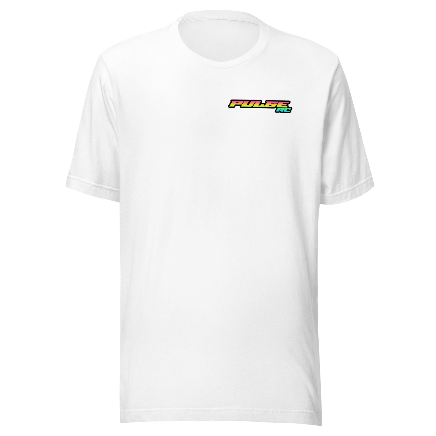 Timeless Track Pulse RC T-Shirt with vintage RC racing graphic for hobbyists and racers, quality comfort for off-road and remote control car enthusiasts.