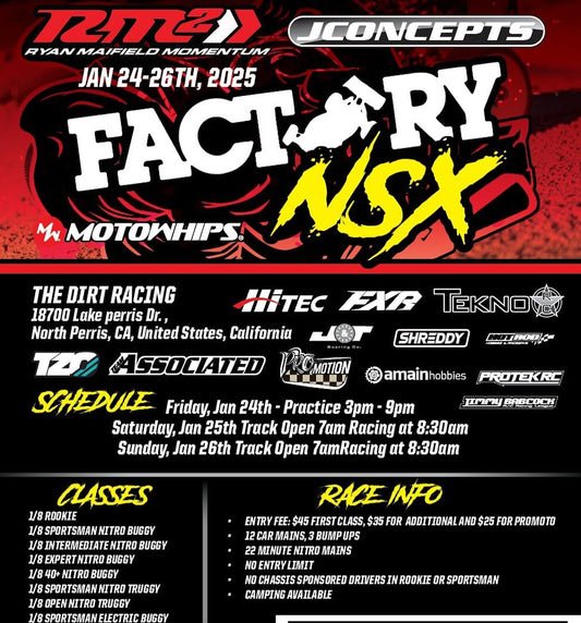 Factory Tracks NSX Race at The Dirt !