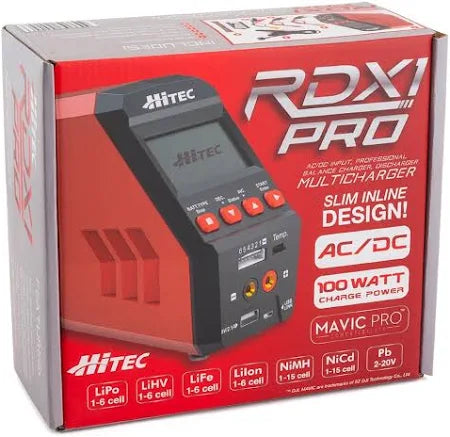 Hitec RCD RDX1 Pro AC / DC Single Channel 100W Charger