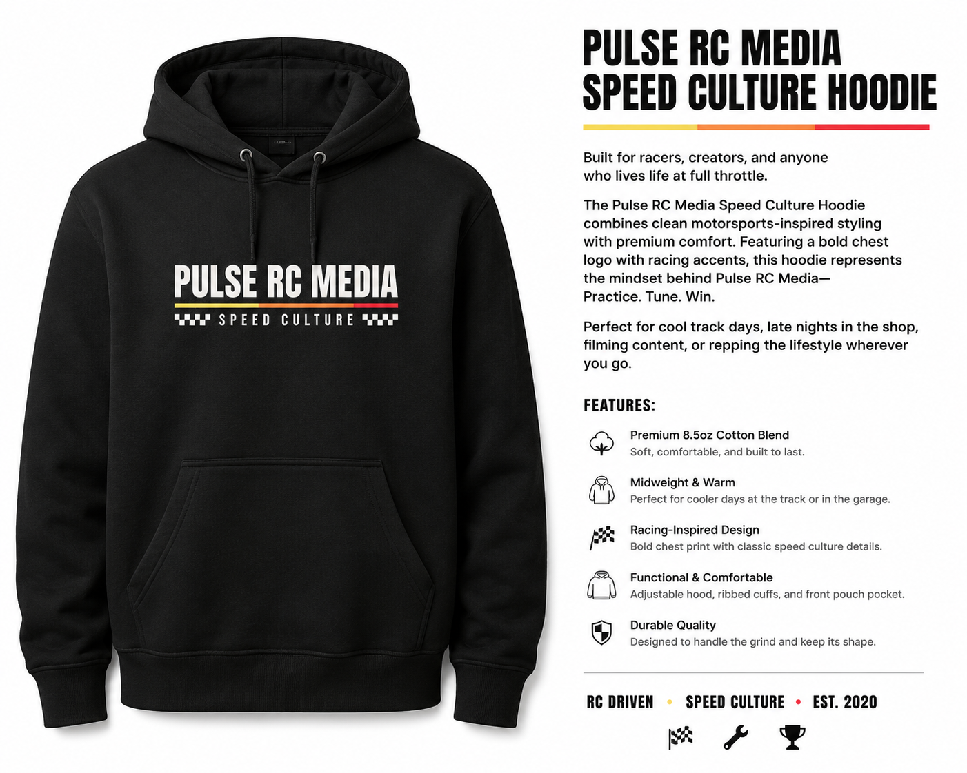Pulse RC Media Speed Culture Hoodie