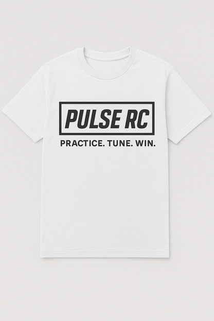 Pulse RC “Practice. Tune. Win.” T-shirt (White)
