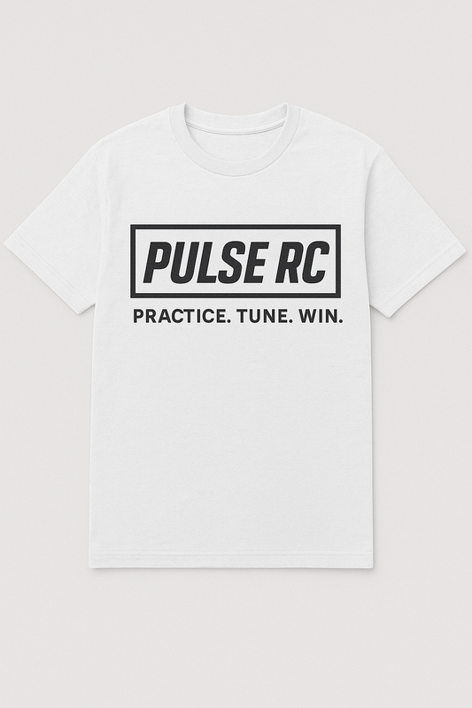 Pulse RC “Practice. Tune. Win.” T-shirt (White)