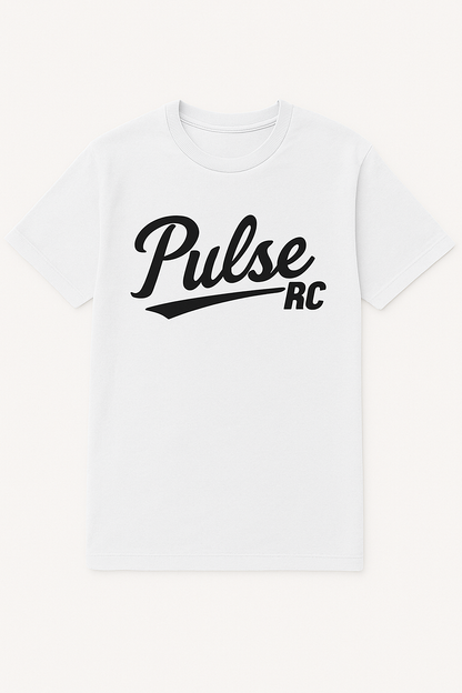 Pulse RC “Script Series” Tee (White)