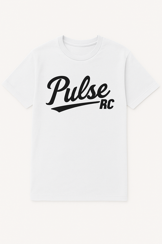 Pulse RC “Script Series” Tee (White)