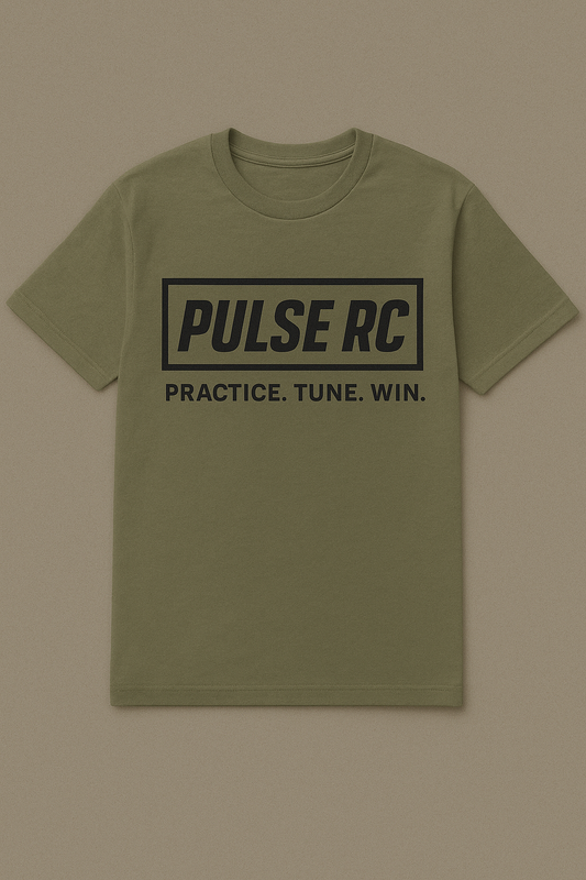 Pulse RC “Practice. Tune. Win.” T-shirt (Olive)