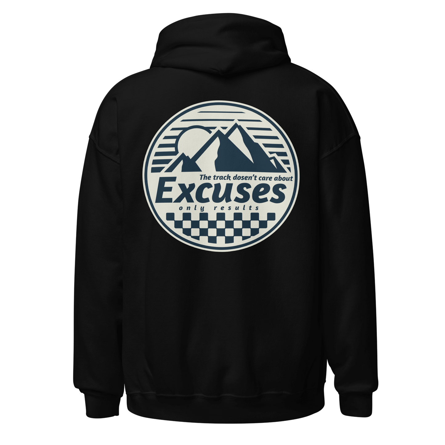 No Excuses Pulse RC Hoodie - Motivational Racing Apparel for Remote Control Car Enthusiasts