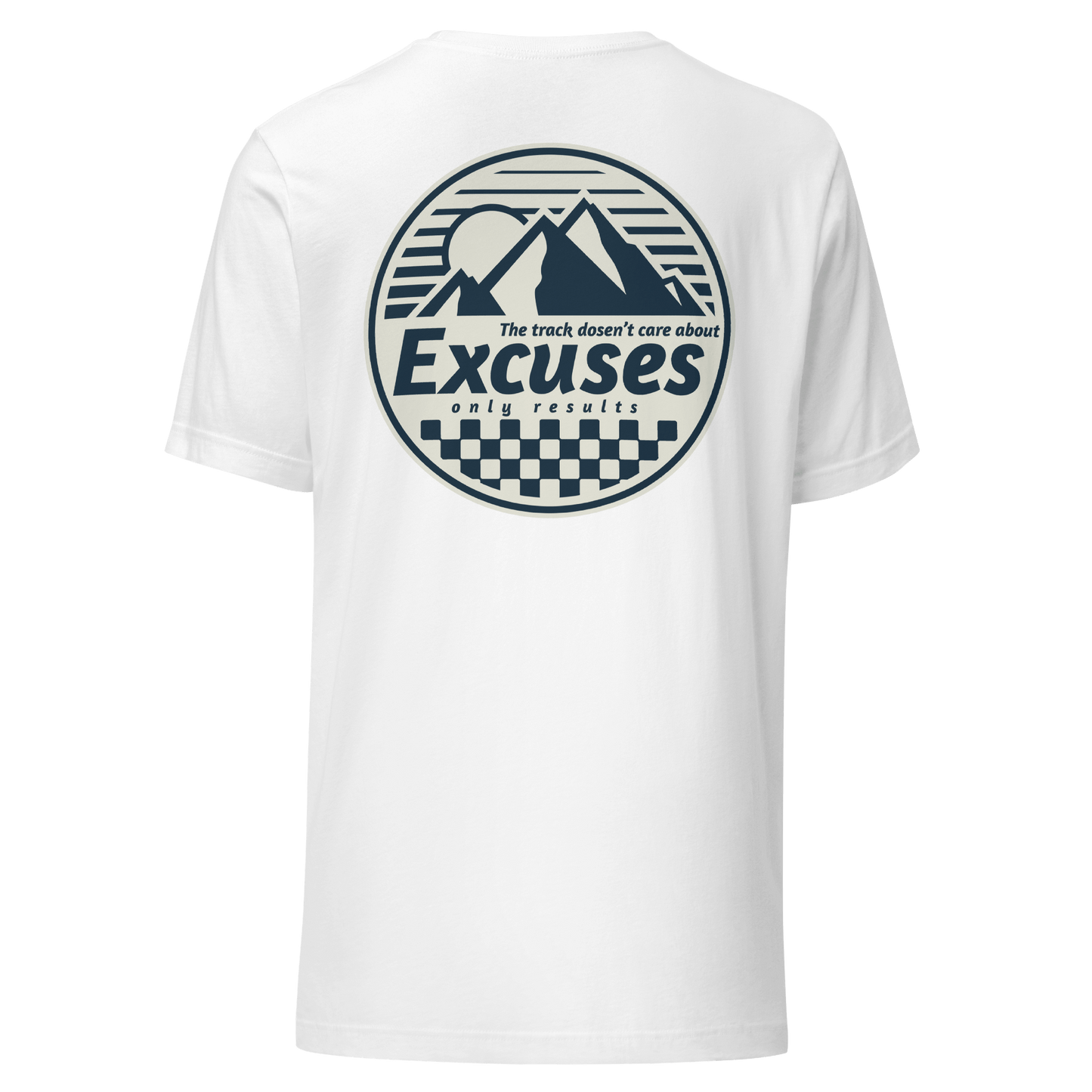 "No Excuses Pulse RC T-Shirt for RC Racing with Bold Motivational Design"