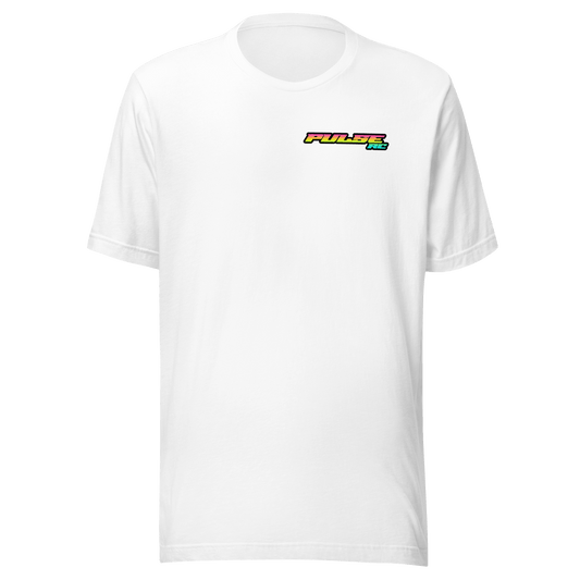 Timeless Track Pulse RC T-Shirt with vintage RC racing graphic for hobbyists and racers, quality comfort for off-road and remote control car enthusiasts.